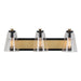 Artcraft Canada - One Light Wall Sconce - Treviso - Black & Brass- Union Lighting Luminaires Decor