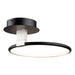 Artcraft Canada - LED Semi-Flush Mount - Halo - Black- Union Lighting Luminaires Decor