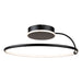 Artcraft Canada - LED Semi-Flush Mount - Halo - Black- Union Lighting Luminaires Decor