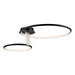 Artcraft Canada - LED Semi-Flush Mount - Halo - Black- Union Lighting Luminaires Decor