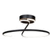 Artcraft Canada - LED Semi-Flush Mount - Halo - Black- Union Lighting Luminaires Decor