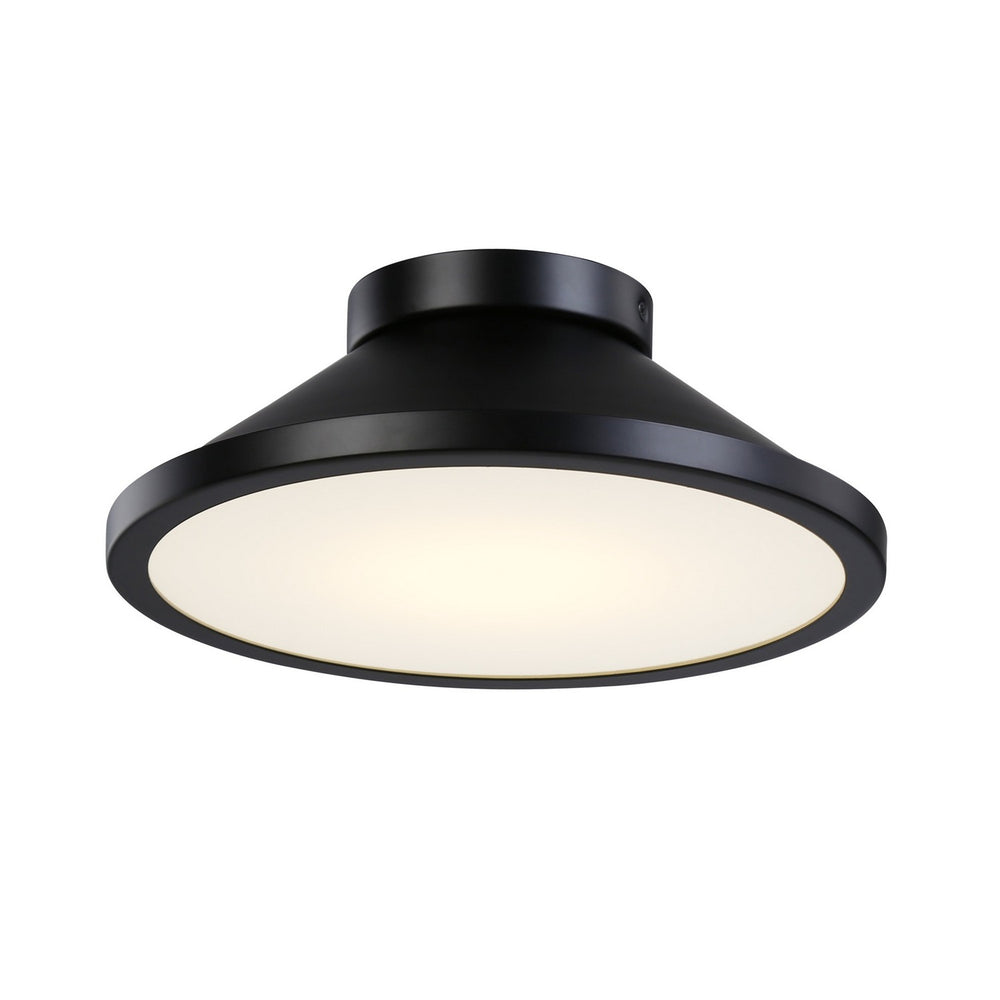 Artcraft Canada - LED Flush Mount - Lucida - Black- Union Lighting Luminaires Decor