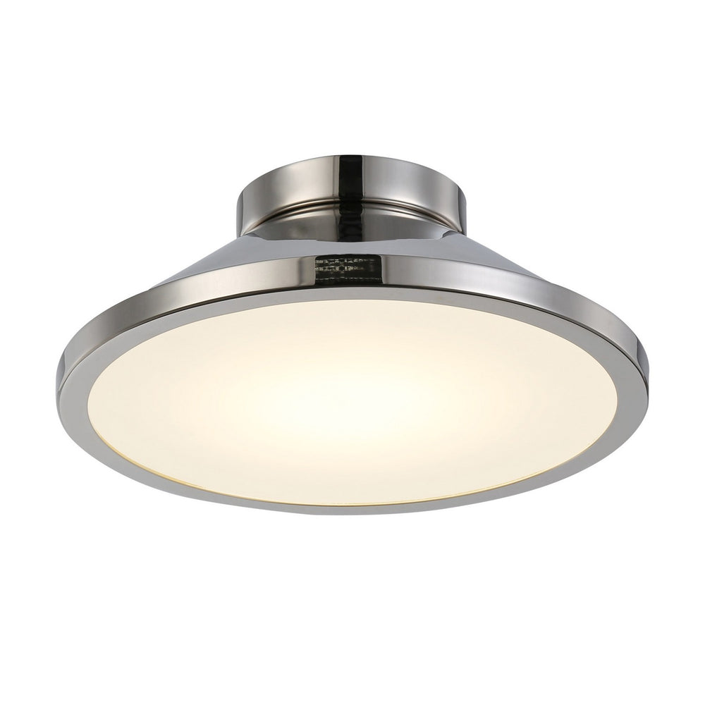 Artcraft Canada - LED Flush Mount - Lucida - Nickel- Union Lighting Luminaires Decor
