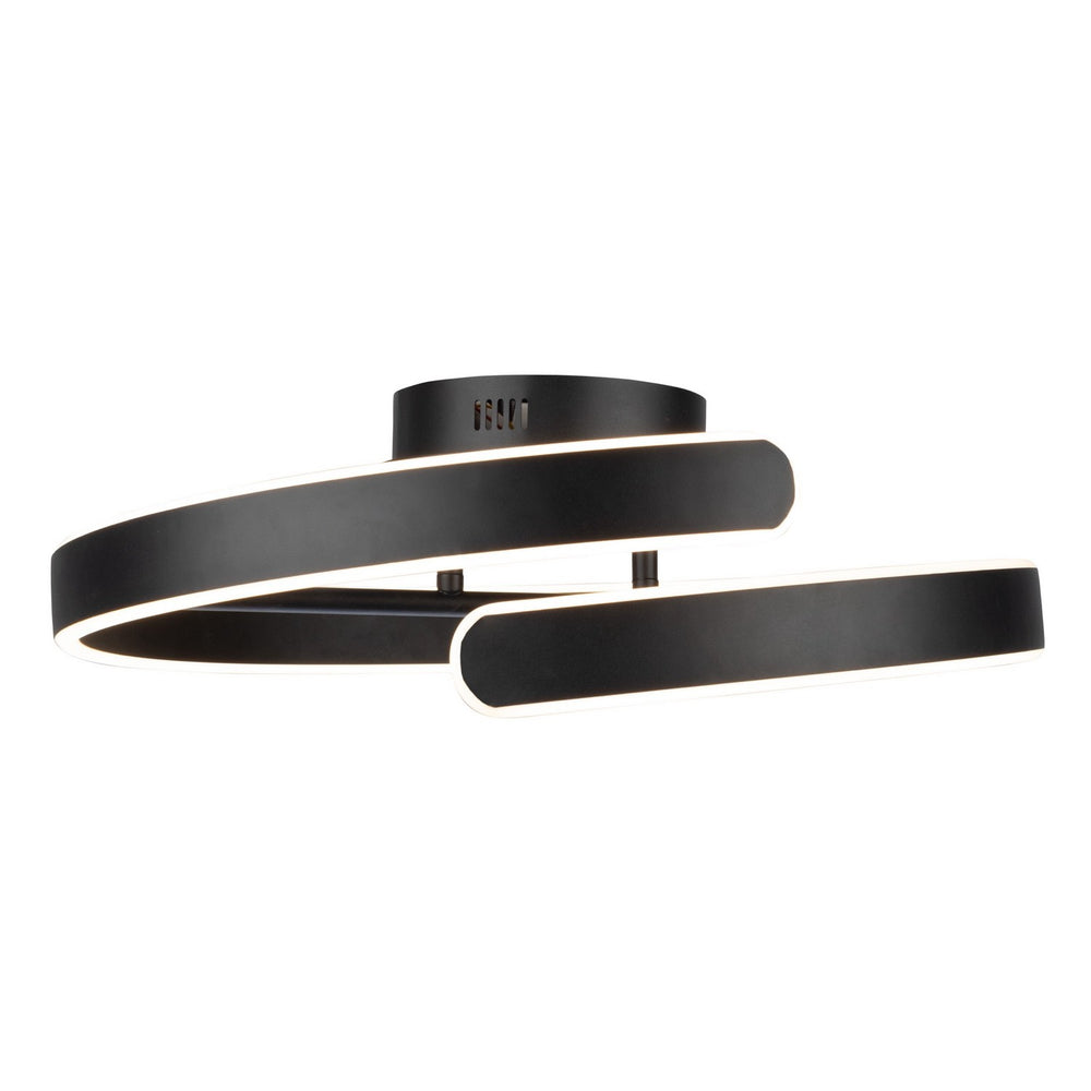 Artcraft Canada - LED Semi-Flush Mount - Sirius - Black- Union Lighting Luminaires Decor