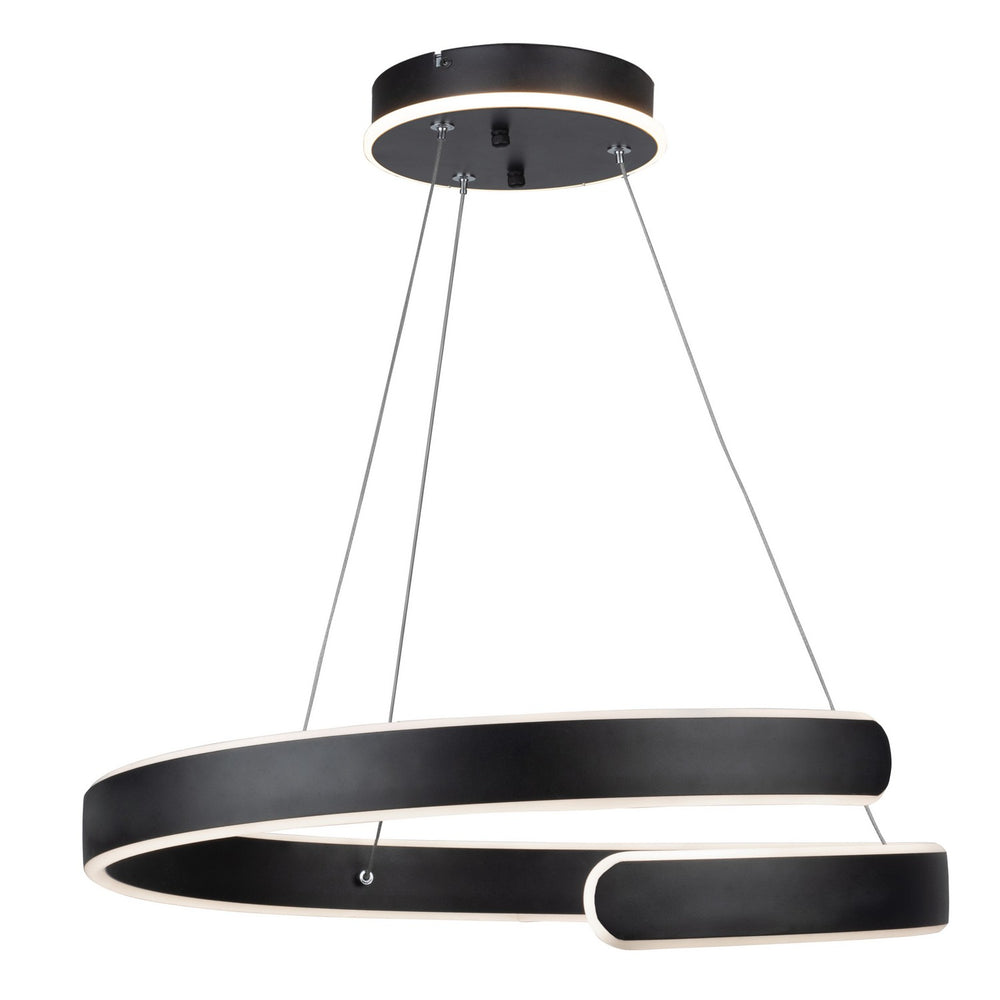 Artcraft Canada - LED Chandelier - Sirius - Black- Union Lighting Luminaires Decor