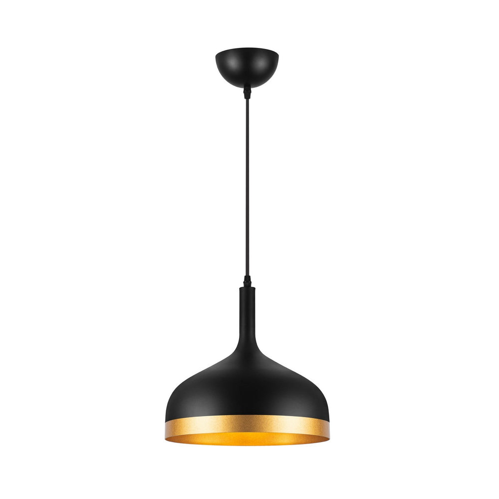 Artcraft Canada - One Light Pendant - Dash - Black & Gold- Union Lighting Luminaires Decor