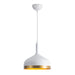 Artcraft Canada - One Light Pendant - Dash - White & Gold- Union Lighting Luminaires Decor