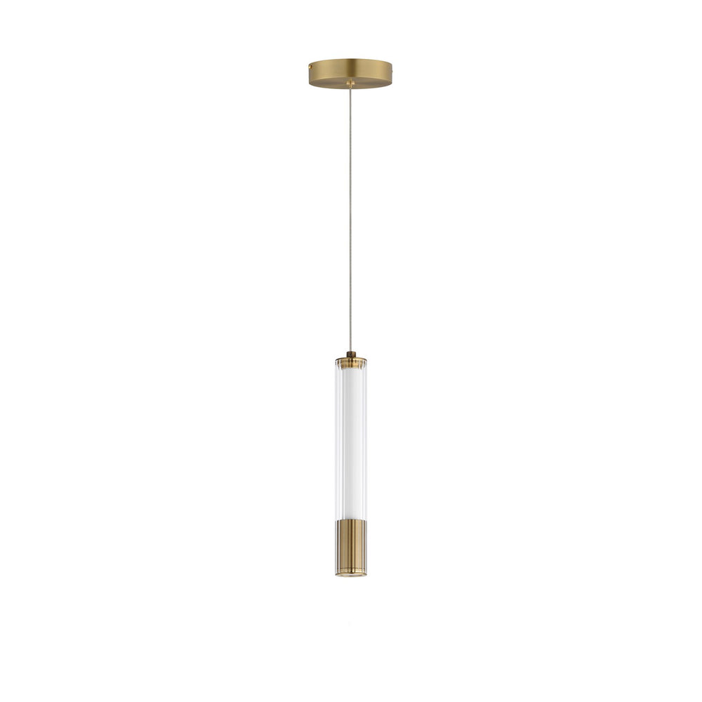 ET2 - LED Pendant - Cortex - Natural Aged Brass- Union Lighting Luminaires Decor
