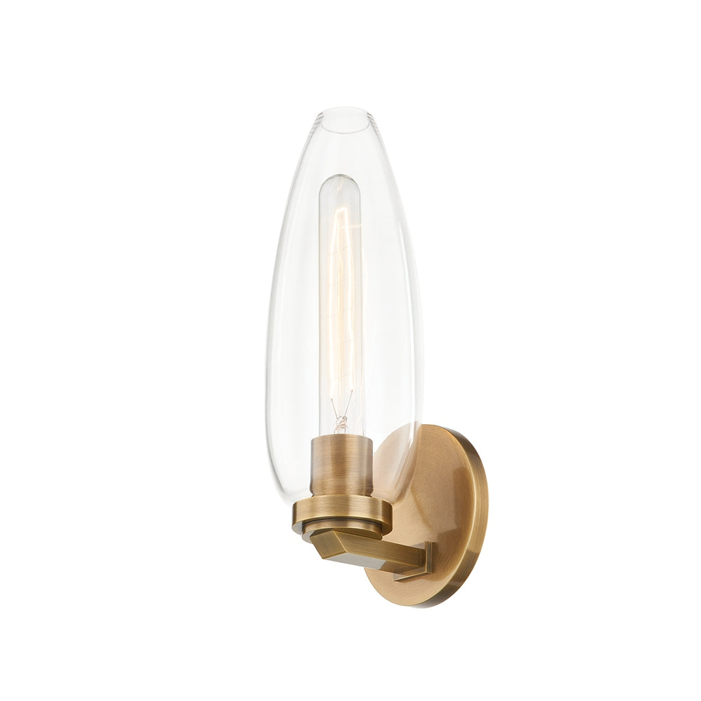 Troy Lighting Canada - One Light Wall Sconce - Fresno - Patina Brass- Union Lighting Luminaires Decor