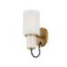 Troy Lighting Canada - One Light Wall Sconce - Lincoln - Patina Brass- Union Lighting Luminaires Decor