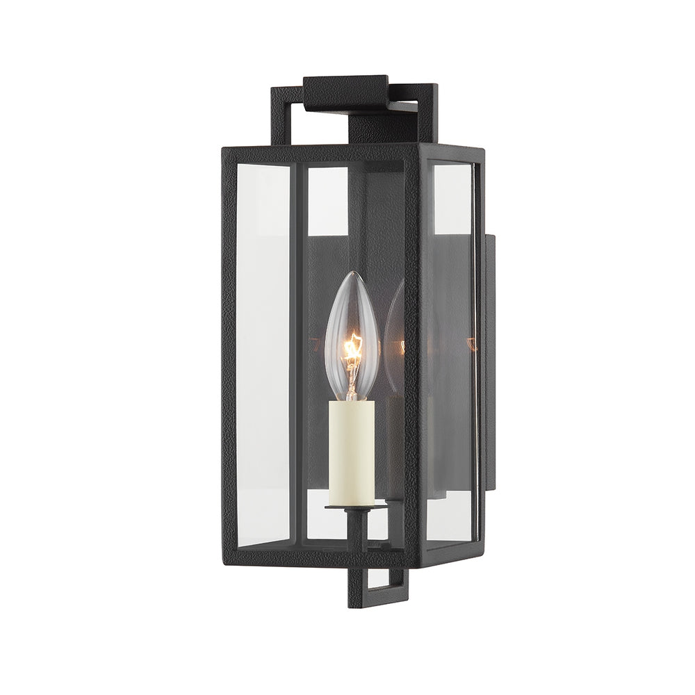 Troy Lighting Canada - One Light Outdoor Wall Sconce - Beckham - Forged Iron- Union Lighting Luminaires Decor