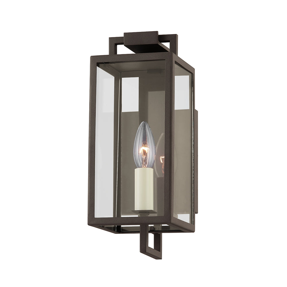 Troy Lighting Canada - One Light Outdoor Wall Sconce - Beckham - Textured Bronze- Union Lighting Luminaires Decor