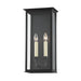 Troy Lighting Canada - Two Light Outdoor Wall Sconce - Chauncey - Textured Black- Union Lighting Luminaires Decor