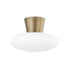 Troy Lighting Canada - One Light Flush Mount - Brody - Patina Brass- Union Lighting Luminaires Decor