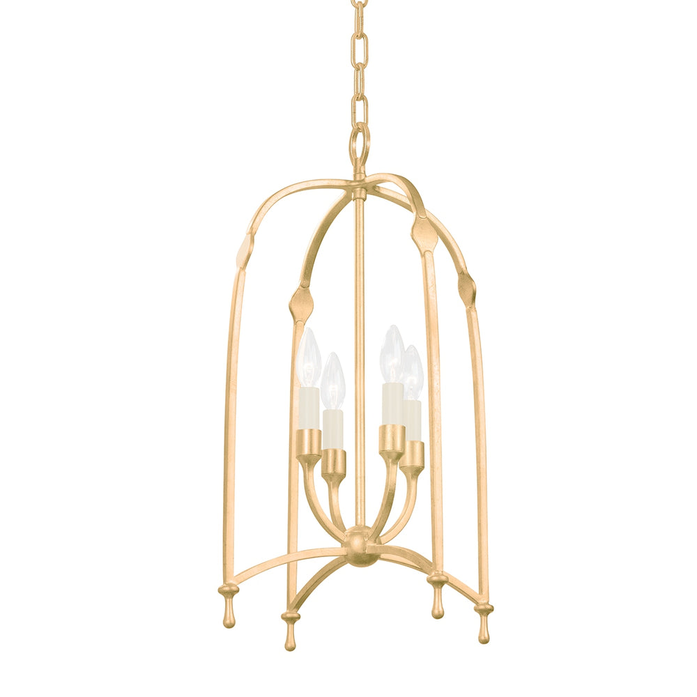 Troy Lighting Canada - Four Light Lantern - Rhett - Vintage Gold Leaf- Union Lighting Luminaires Decor