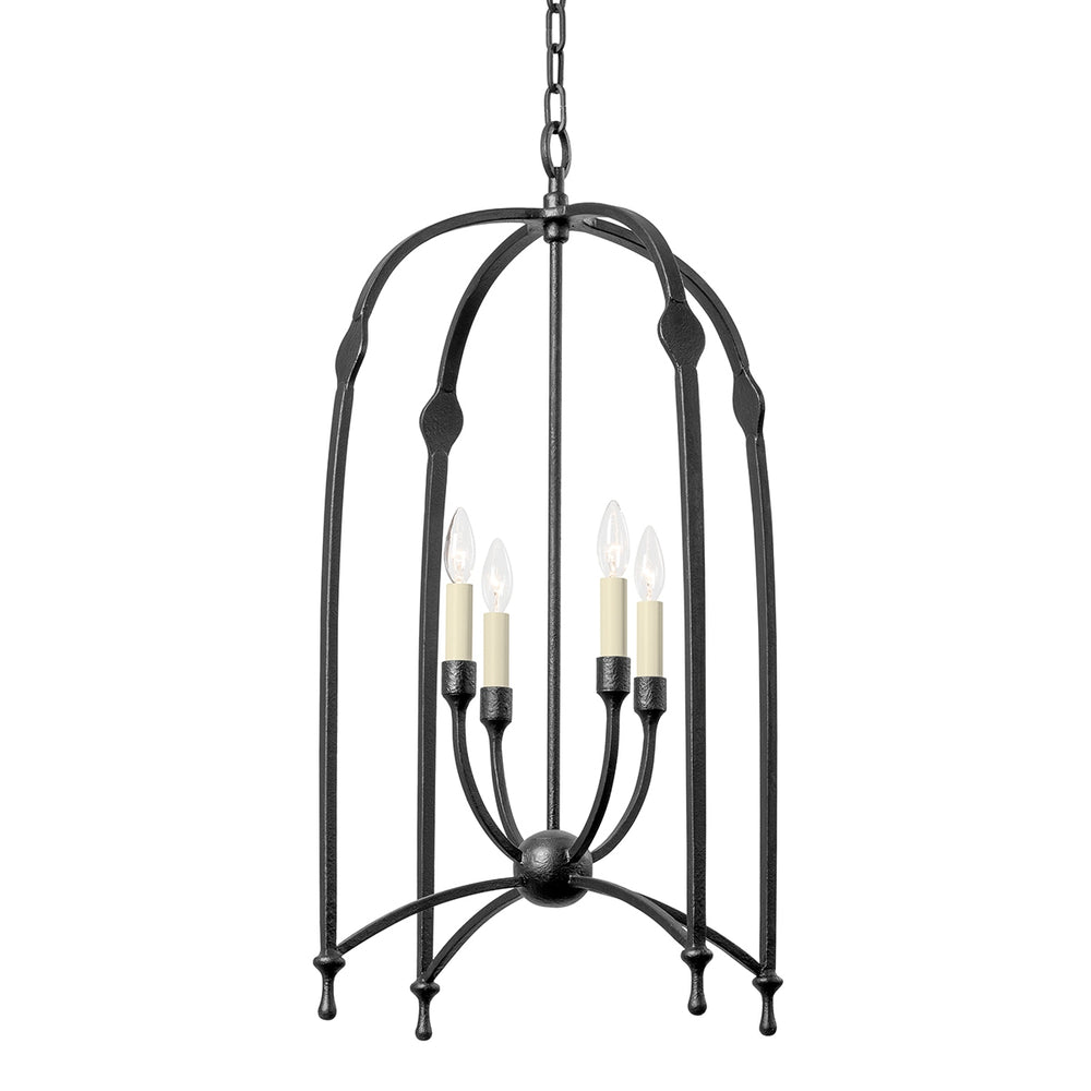 Troy Lighting Canada - Four Light Lantern - Rhett - Black Iron- Union Lighting Luminaires Decor