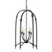 Troy Lighting Canada - Four Light Lantern - Rhett - Black Iron- Union Lighting Luminaires Decor
