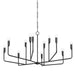 Troy Lighting Canada - 12 Light Chandelier - Norman - Forged Iron- Union Lighting Luminaires Decor