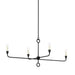 Troy Lighting Canada - Four Light Island Pendant - Orson - Black Iron- Union Lighting Luminaires Decor