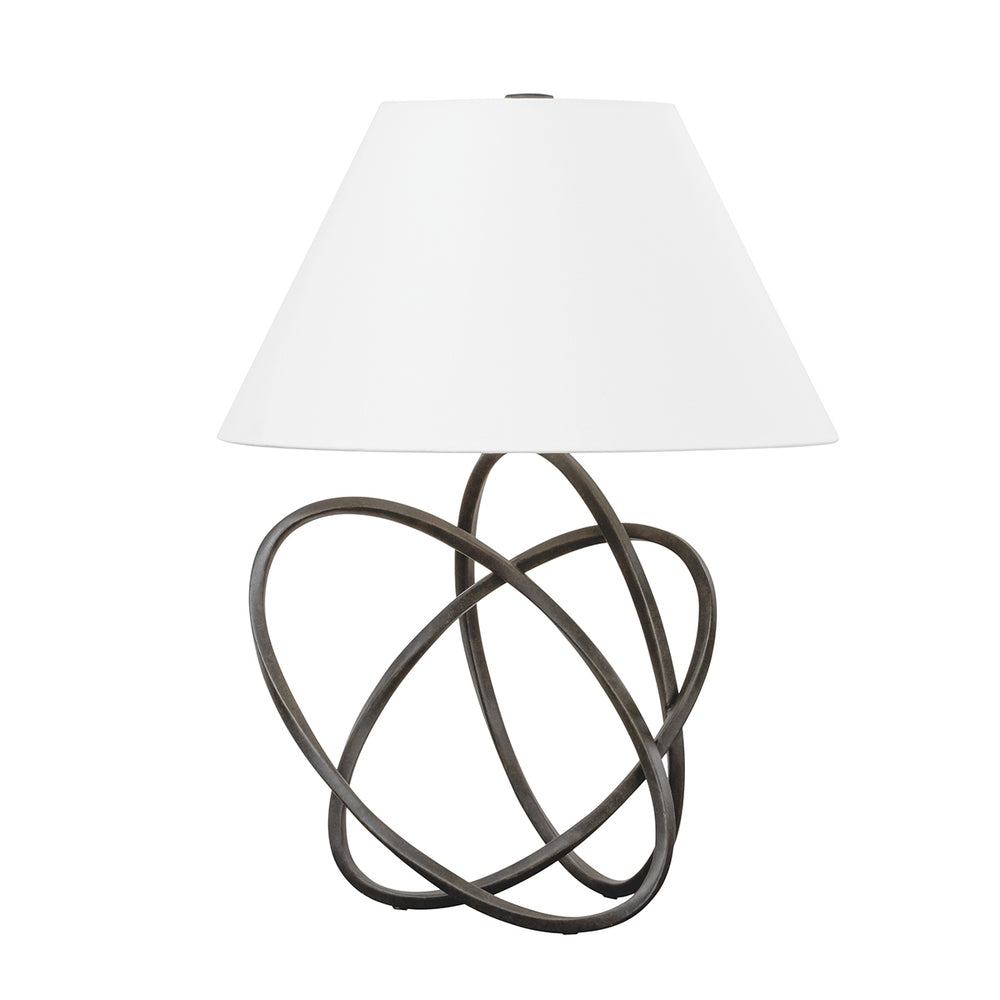 Troy Lighting Canada - One Light Table Lamp - Fortuna - French Iron- Union Lighting Luminaires Decor