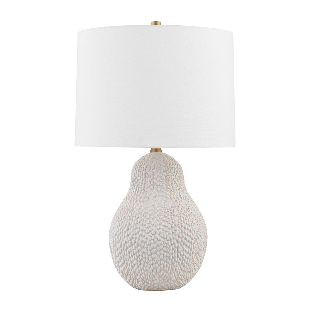 Troy Lighting Canada - One Light Table Lamp - Crater - Patina Brass- Union Lighting Luminaires Decor