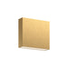 Kuzco Canada - LED All-Terior Wall Vanity - Mica - Brushed Gold- Union Lighting Luminaires Decor