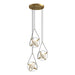 Kuzco Canada - LED Chandelier - Aries - Brushed Gold- Union Lighting Luminaires Decor