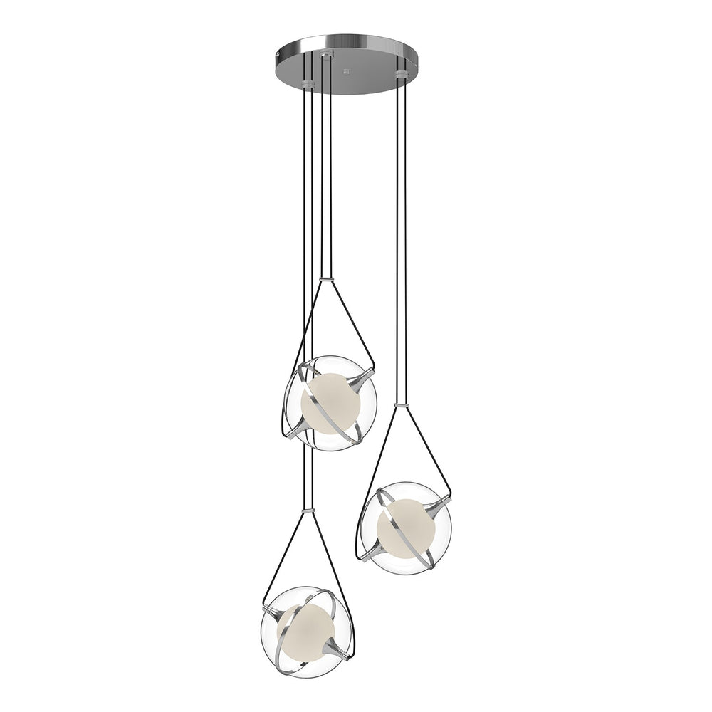 Kuzco Canada - LED Chandelier - Aries - Chrome- Union Lighting Luminaires Decor