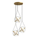 Kuzco Canada - LED Chandelier - Aries - Brushed Gold- Union Lighting Luminaires Decor