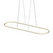 Sonneman Canada - LED Pendant - Luna - Brass- Union Lighting Luminaires Decor