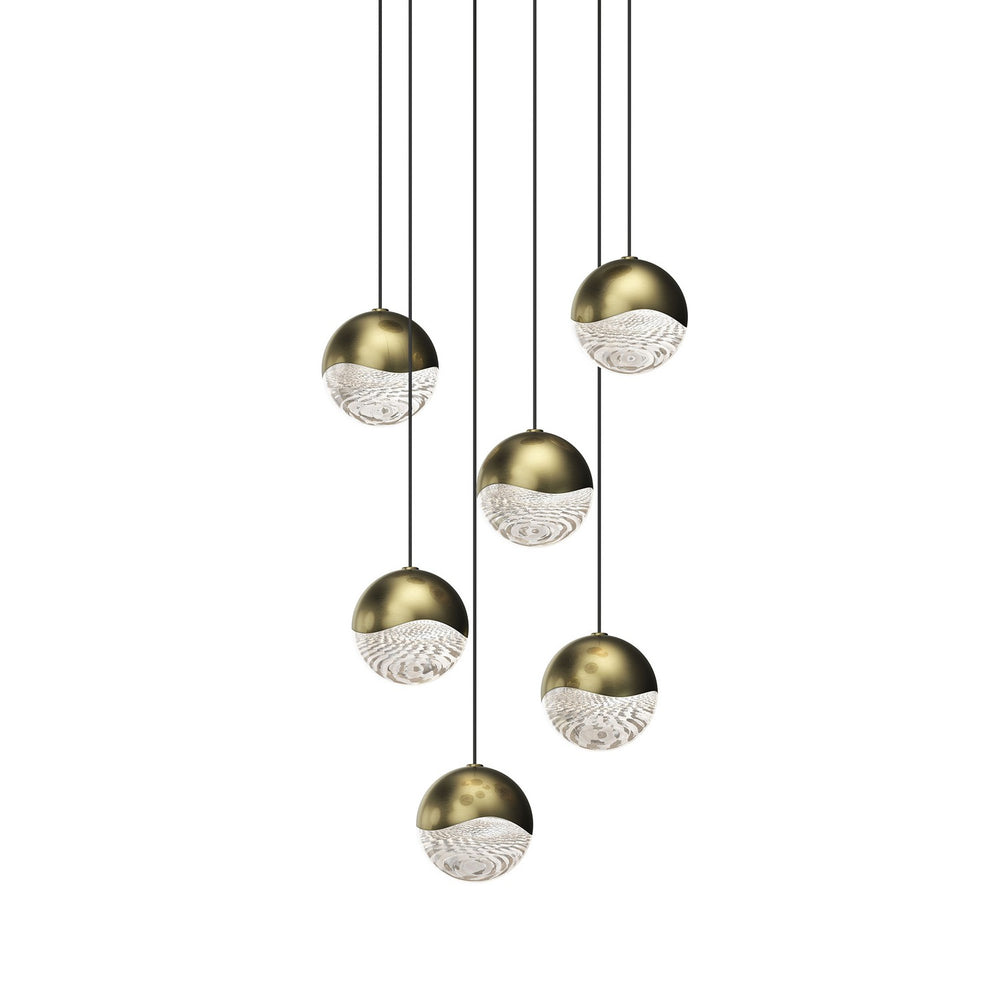 Sonneman - LED Pendant - Grapes - Brass- Union Lighting Luminaires Decor