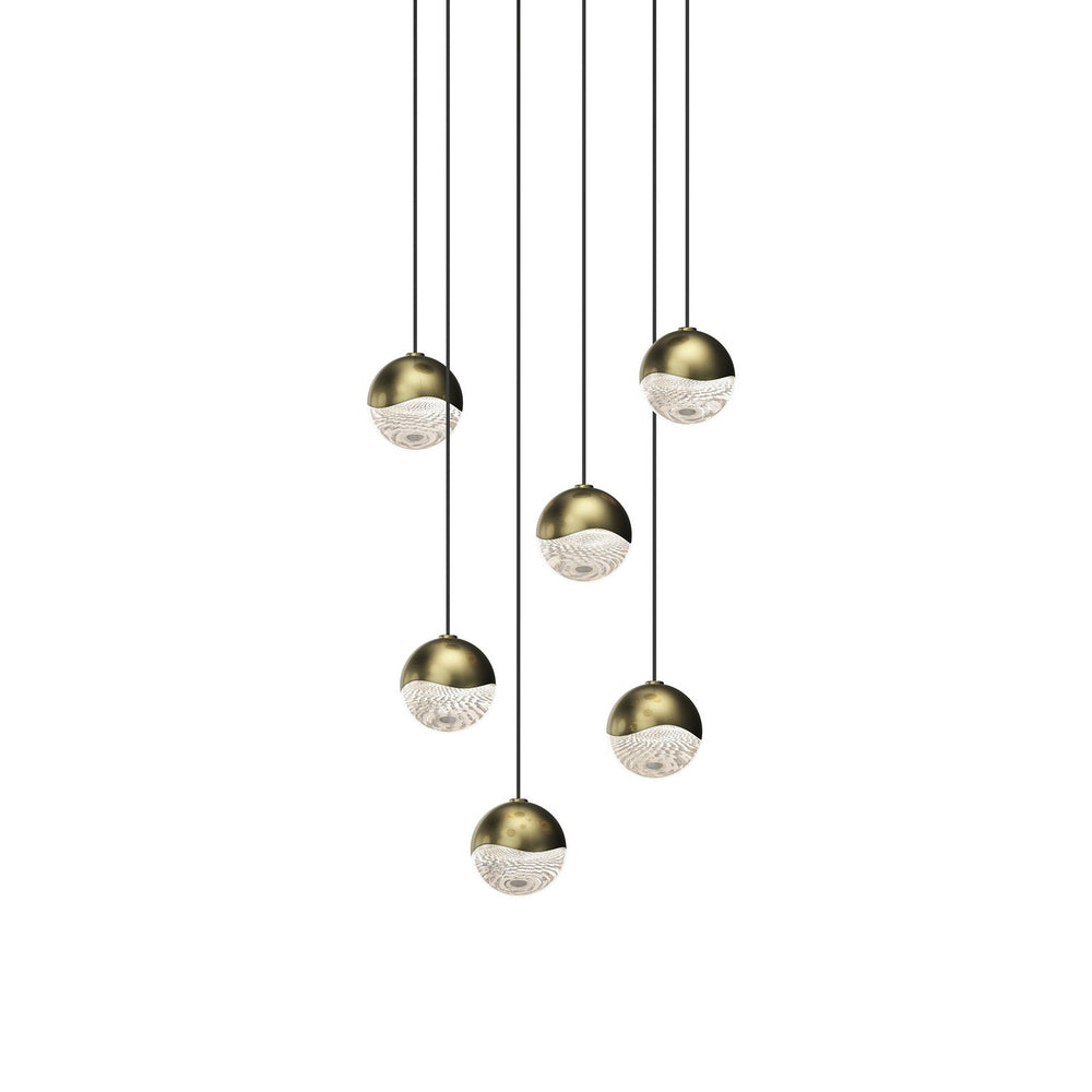Sonneman - LED Pendant - Grapes - Brass- Union Lighting Luminaires Decor
