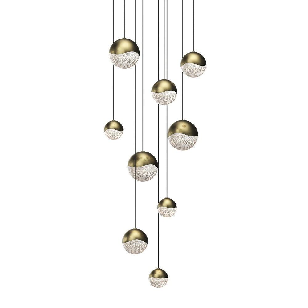 Sonneman - LED Pendant - Grapes - Brass- Union Lighting Luminaires Decor