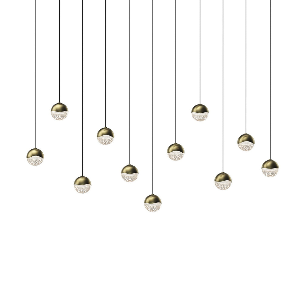 Sonneman - LED Pendant - Grapes - Brass- Union Lighting Luminaires Decor