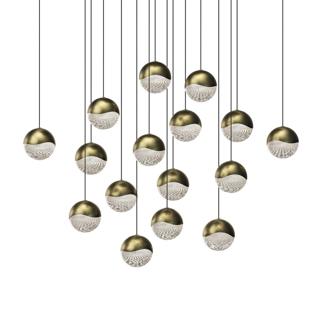 Sonneman - LED Pendant - Grapes - Brass- Union Lighting Luminaires Decor