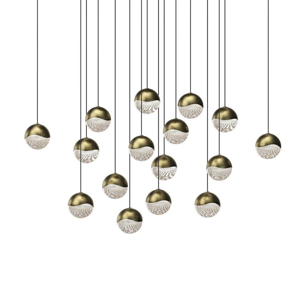 Sonneman - LED Pendant - Grapes - Brass- Union Lighting Luminaires Decor
