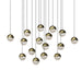 Sonneman - LED Pendant - Grapes - Brass- Union Lighting Luminaires Decor