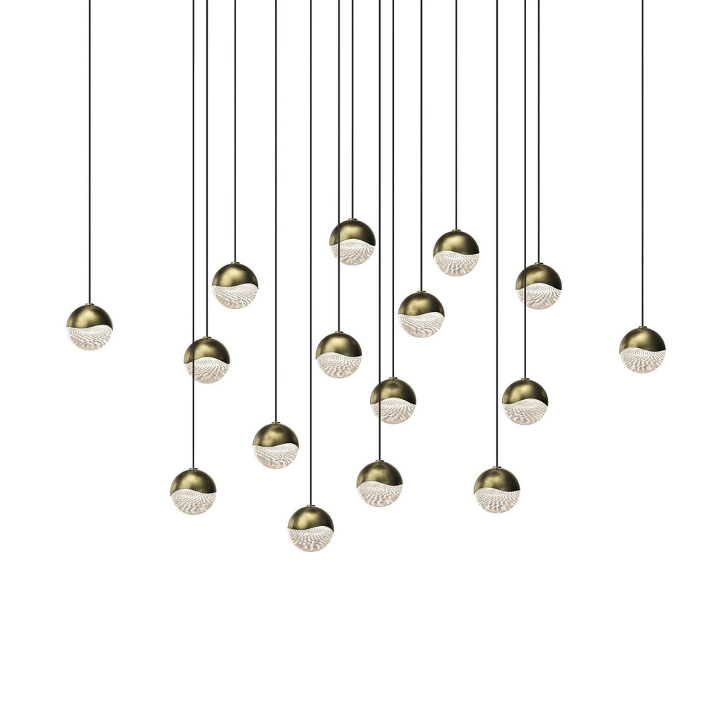 Sonneman - LED Pendant - Grapes - Brass- Union Lighting Luminaires Decor