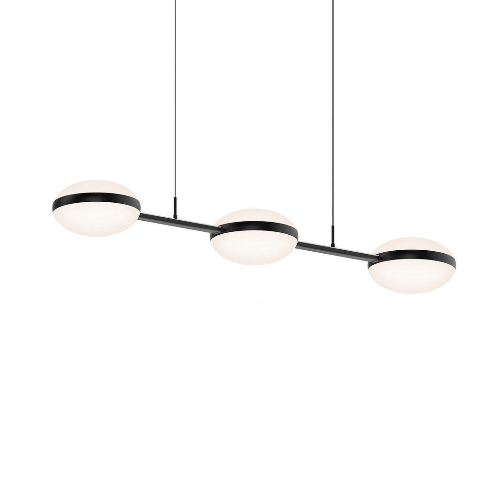 Sonneman - LED Linear Pendant - Pillows - Satin Black- Union Lighting Luminaires Decor