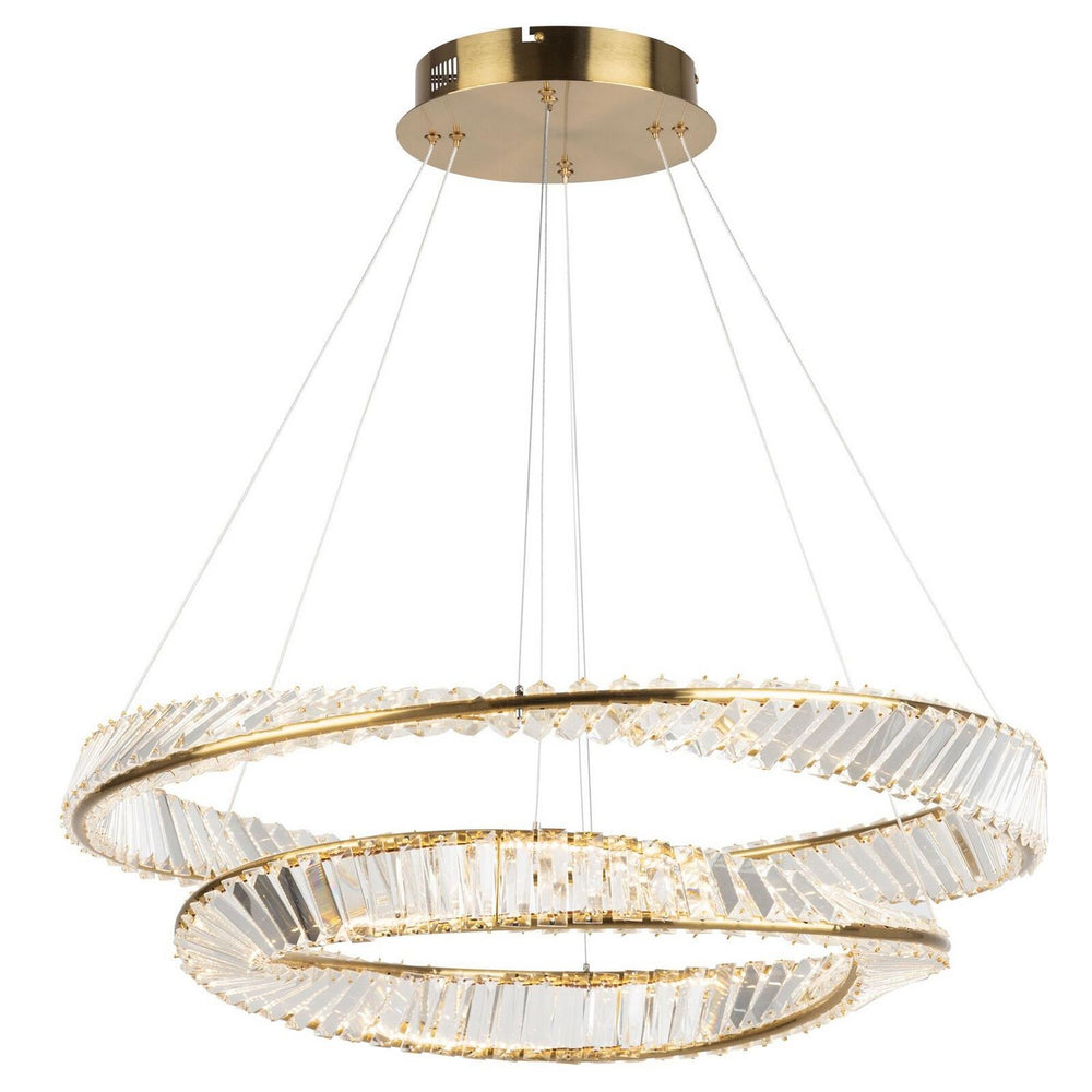 Artcraft Canada - LED Chandelier - Stella - Brushed Brass- Union Lighting Luminaires Decor