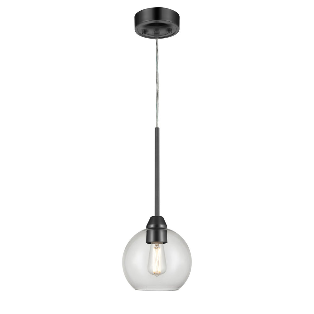 DVI Canada - One Light Mini-Pendant - Andromeda - Graphite- Union Lighting Luminaires Decor