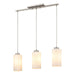 DVI Canada - Three Light Linear - Manitou - Buffed Nickel w/Half Opal Glass- Union Lighting Luminaires Decor