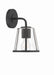 Crystorama - One Light Bath - Fulton - Black- Union Lighting Luminaires Decor