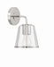 Crystorama - One Light Bath - Fulton - Polished Nickel- Union Lighting Luminaires Decor
