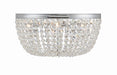Crystorama - Five Light Flush Mount - Nola - Polished Chrome- Union Lighting Luminaires Decor