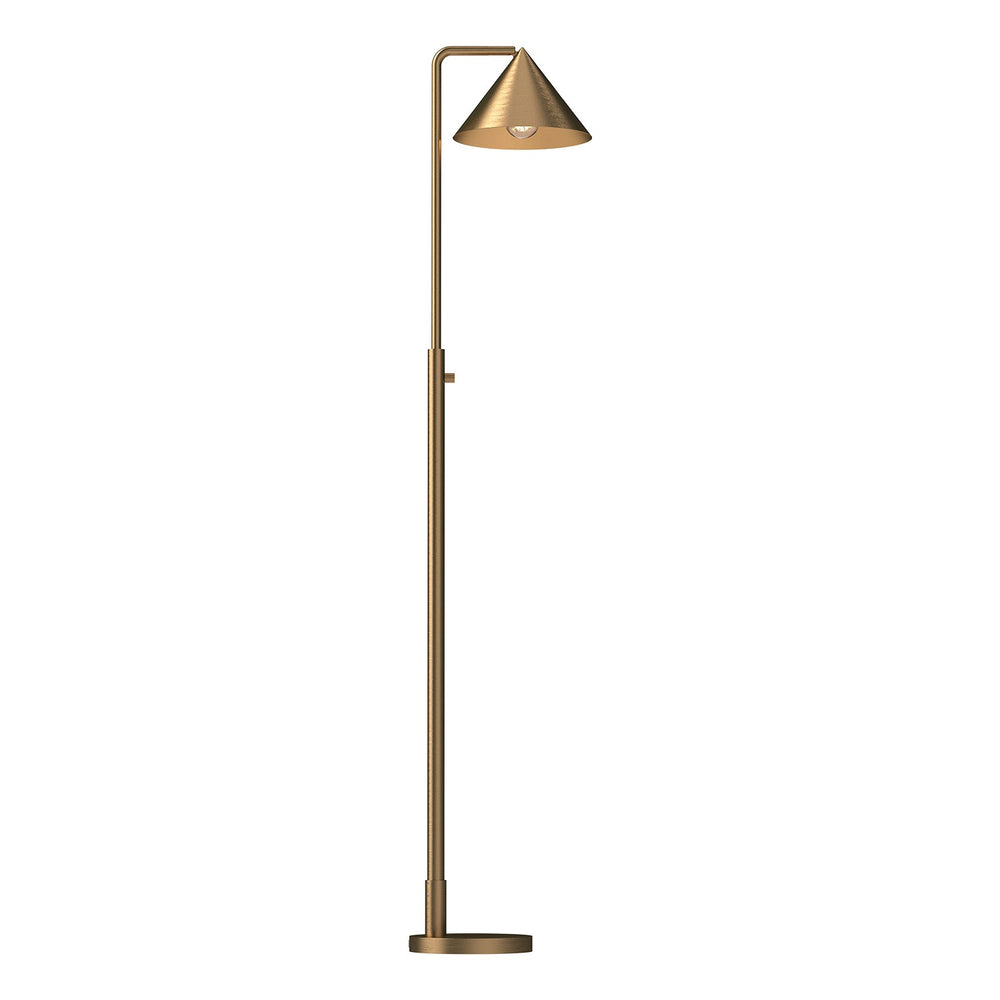 Alora Canada - One Light Floor Lamp - Remy - Brushed Gold- Union Lighting Luminaires Decor