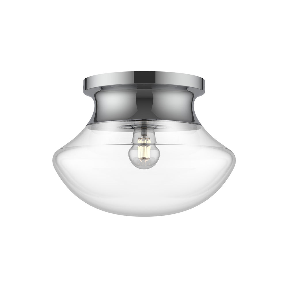 Alora Canada - One Light Flush Mount - Marcel - Chrome- Union Lighting Luminaires Decor