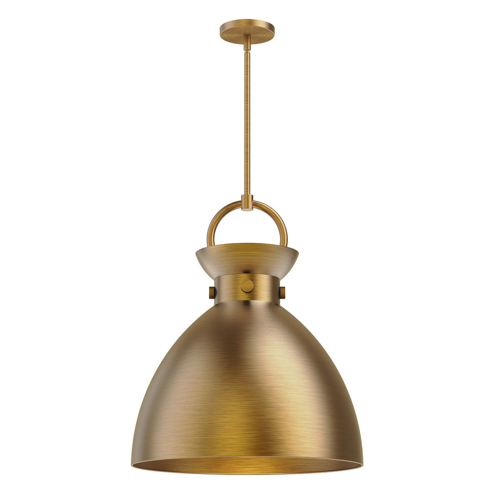 Alora Canada - One Light Pendant - Waldo - Aged Gold- Union Lighting Luminaires Decor
