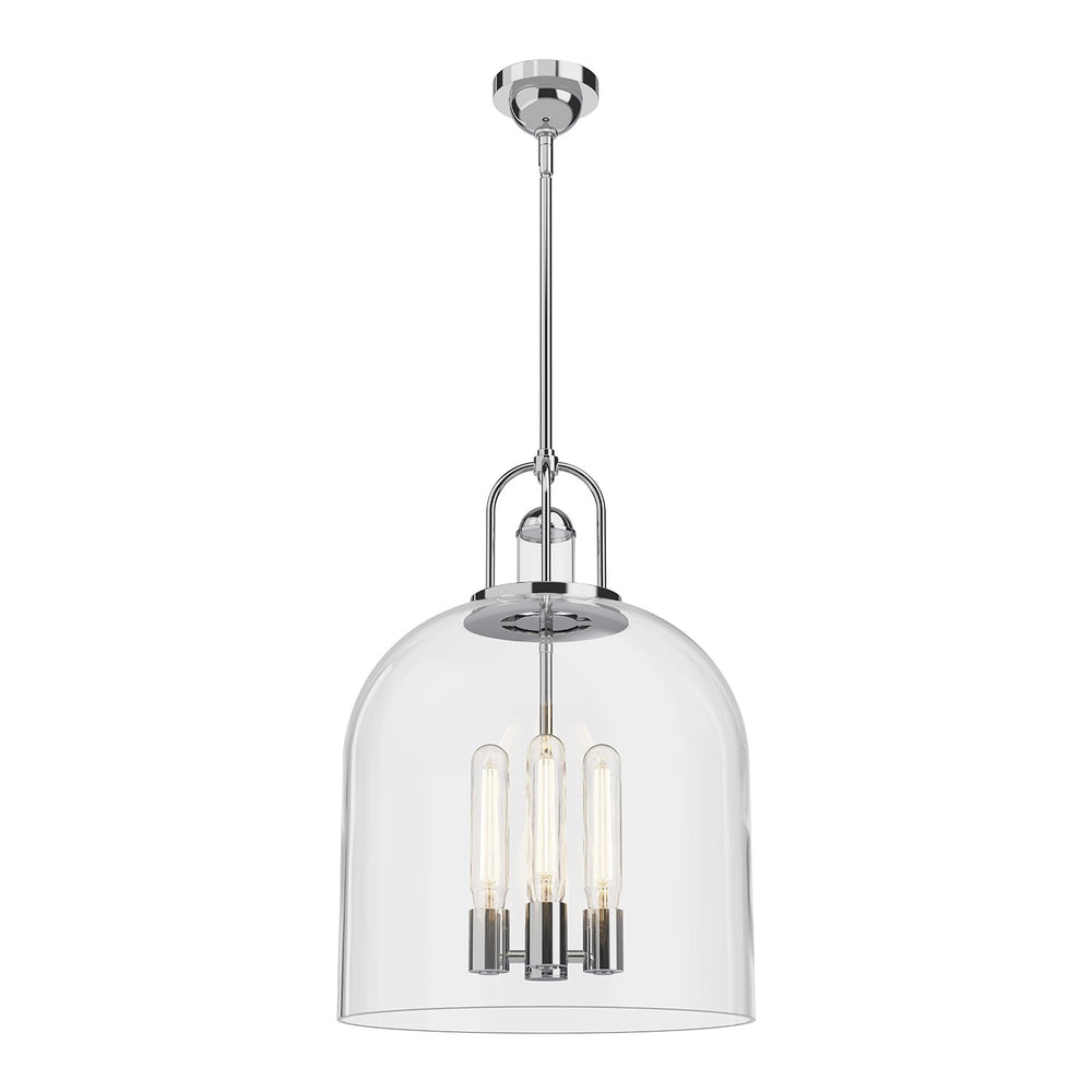 Alora Canada - Four Light Pendant - Lancaster - Chrome- Union Lighting Luminaires Decor