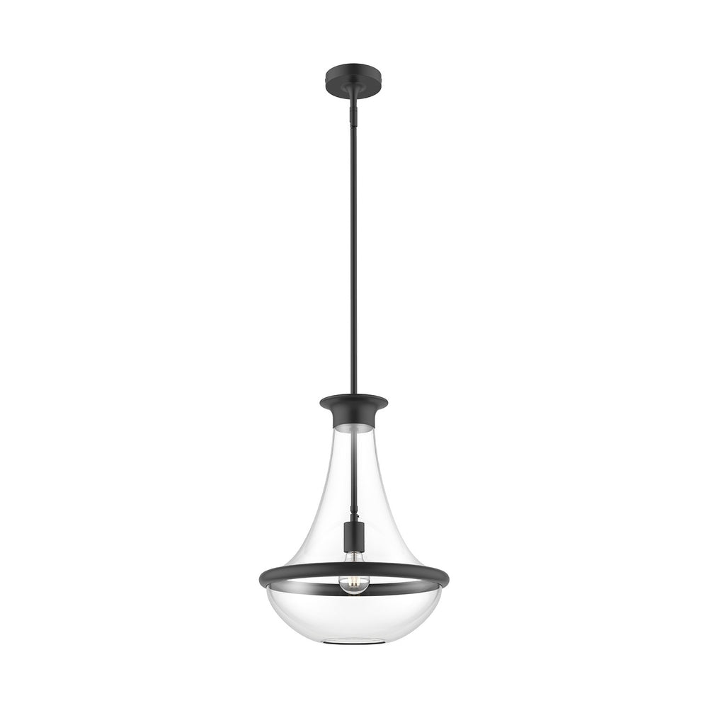 Alora Canada - One Light Pendant - Marcel - Matte Black- Union Lighting Luminaires Decor